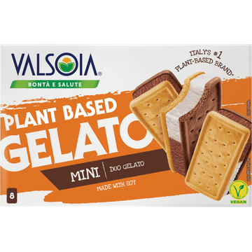Valsoia Bontà e Salute Vegan il Gelato Sandwiches Soy 8 Stuks - JUMBO