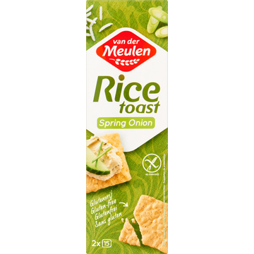 Van Der Meulen Rice Toast Spring Onion - JUMBO