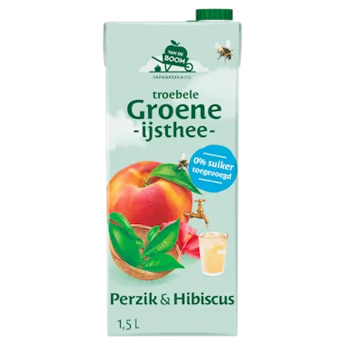 Van de Boom Groene Thee Perzik - PLUS
