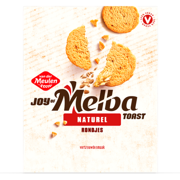 Van der Meulen Joy of Melba Toast Naturel Rondjes - JUMBO