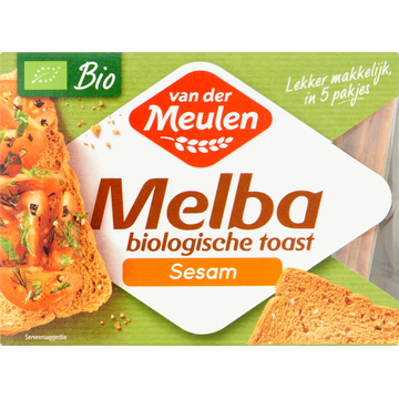 Van der Meulen Melba Biologische Toast Sesam - JUMBO