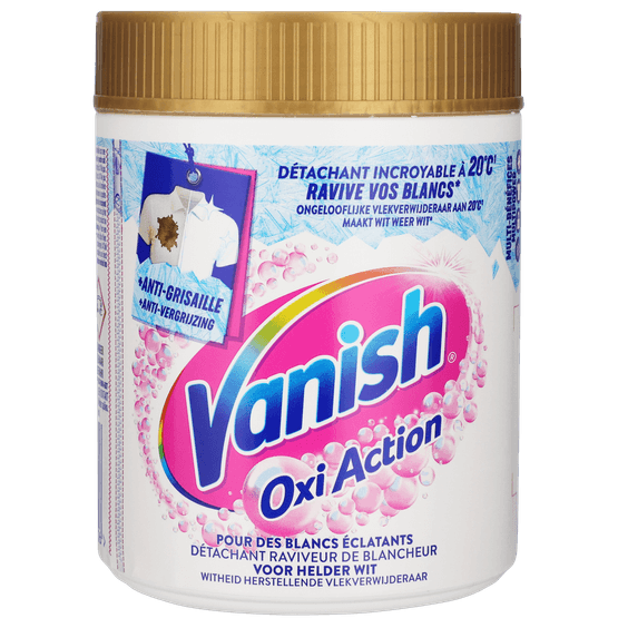 Vanish Oxi Action Whitening Booster Poeder Vlekverwijderaar Voor Witte Was - Dirk
