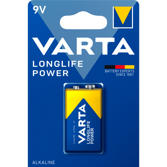 Varta Batterij 9 volt longlife power - Dirk