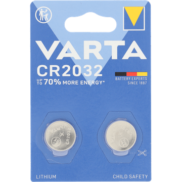 Varta Knoopcel CR2032 2 Stuks - JUMBO