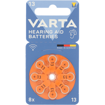 Varta V13 Hearing Aid 8 Stuks - JUMBO