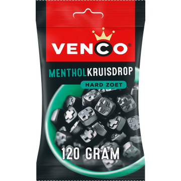Venco Menthol Kruisdrop Hard Zoet - JUMBO