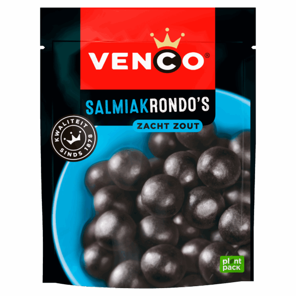 Venco Salmiak rondo's - PLUS