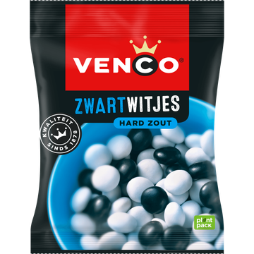 Venco Zwartwitjes Hard Zout - JUMBO
