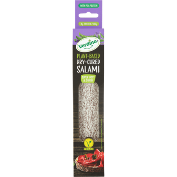 Verdino Dry-Cured Salami Plant-Based - JUMBO