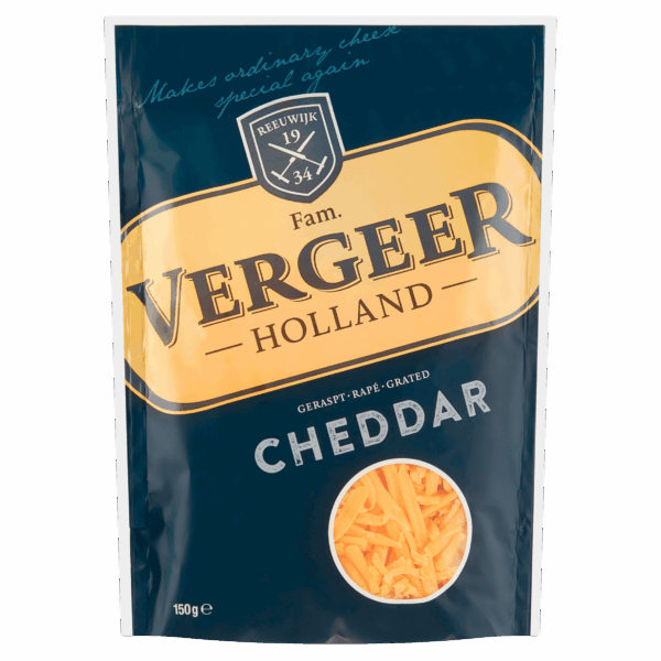 Vergeer Geraspte Kaas Cheddar - PLUS