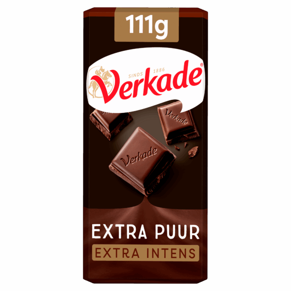 Verkade 75% cacao extra puur - PLUS