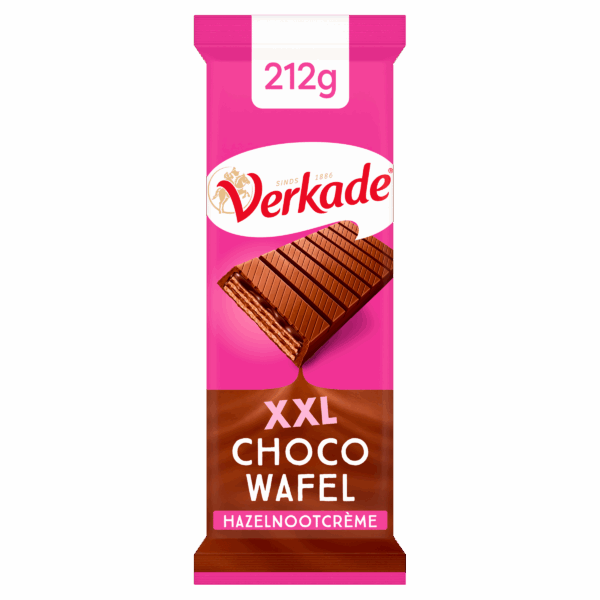 Verkade XXL Choco wafel hazelnootcrème - PLUS