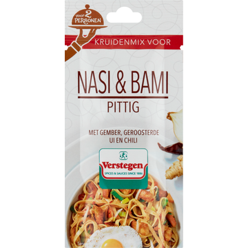 Verstegen Kruidenmix Nasi & Bami Pittig voor 2 personen - JUMBO