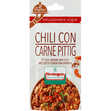 Verstegen Kruidenmix voor Chili con Carne Pittig - JUMBO