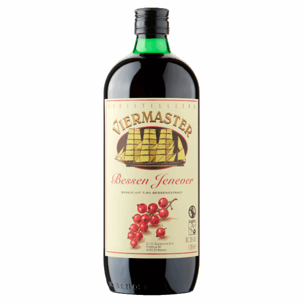 Viermaster Bessenjenever - PLUS