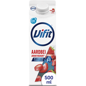 Vifit drinkyoghurt aardbei - JUMBO