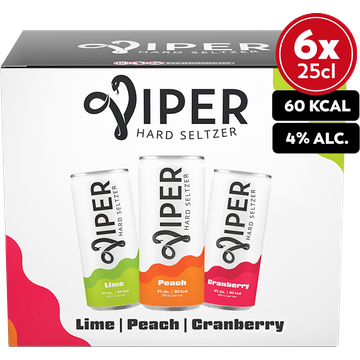 Viper Hard Seltzer Peach