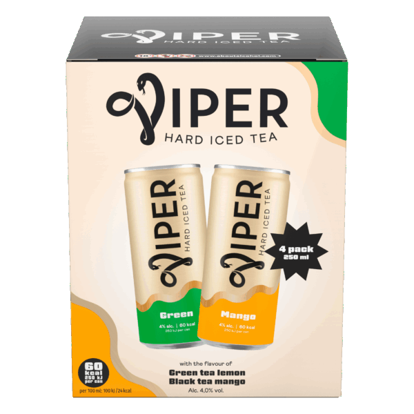 Viper Variety pack hard ice tea - PLUS