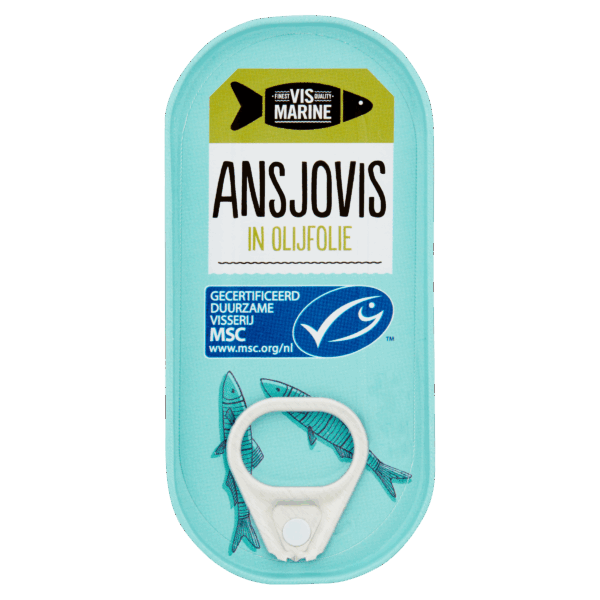 Vis Marine Ansjovis in olijfolie MSC - PLUS