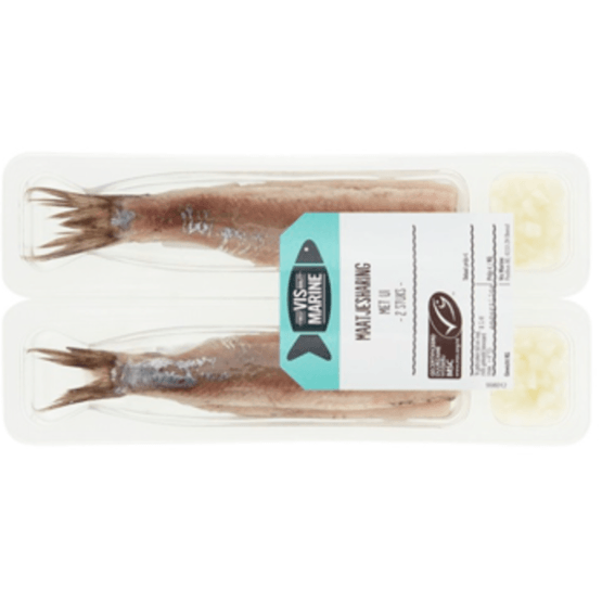 Vis Marine Maatjesharing met ui 2 stuks - Dirk