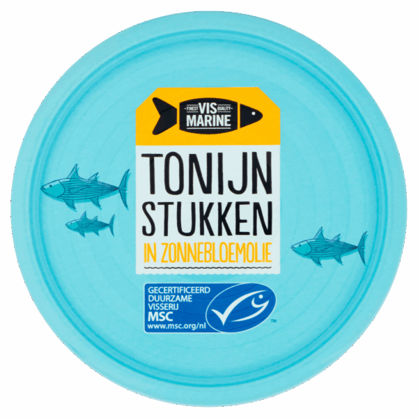 Vis Marine Tonijnstukken in Zonnebloemolie MSC - PLUS