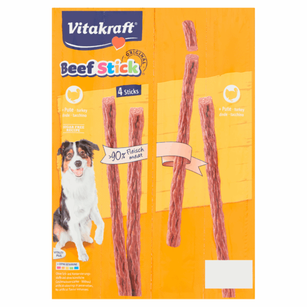 Vitakraft Beef stick kalkoen - PLUS