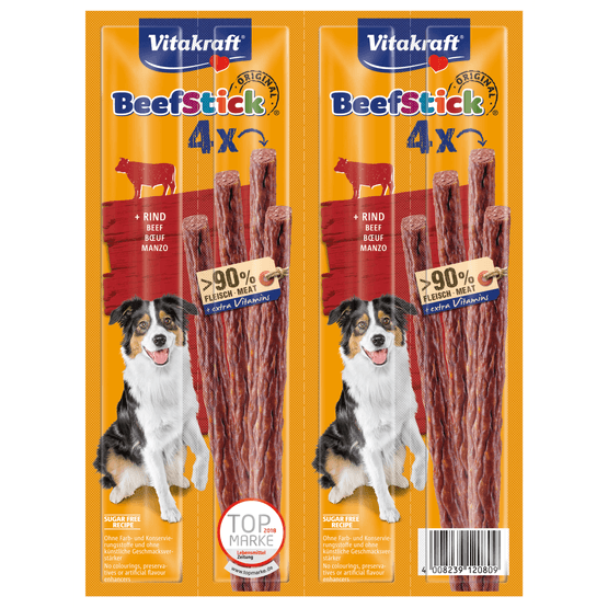 Vitakraft Hondensnacks beefsticks original rund - Dirk
