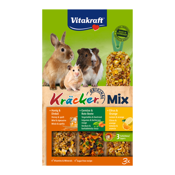 Vitakraft Original Kräcker Trio-Mix Citrus & Orange - JUMBO