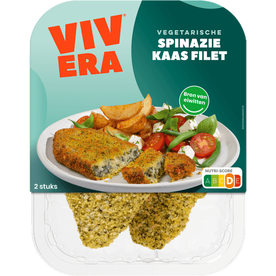 Vivera Spinazie kaas filet 2 stuks - Dirk