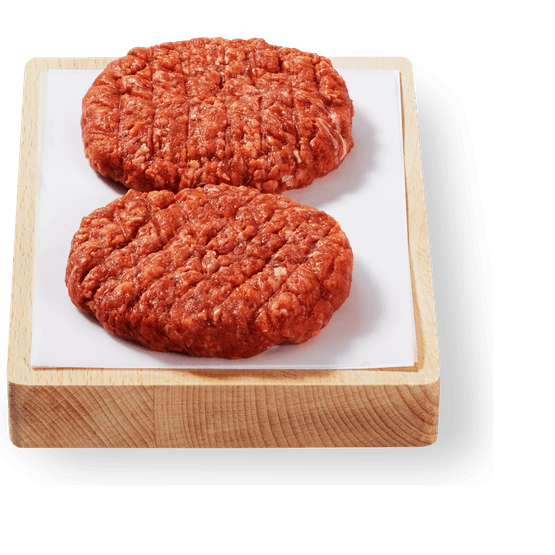 Vleeschmeesters Runderhamburger alm mager 4 st. - Dirk