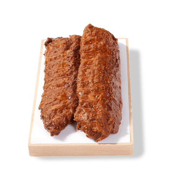 Vleeschmeesters Spareribs bbq gegaard - Dirk