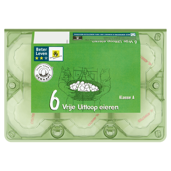 Vrije uitloop eieren wit M - Dirk