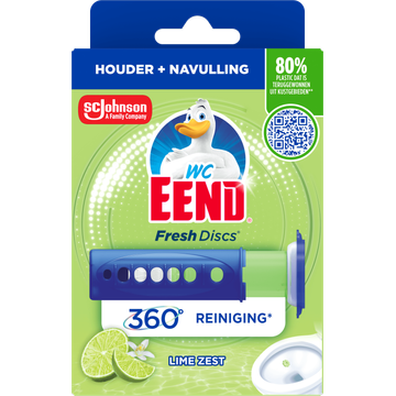 WC Eend Fresh Discs Lime Zest Houder - JUMBO