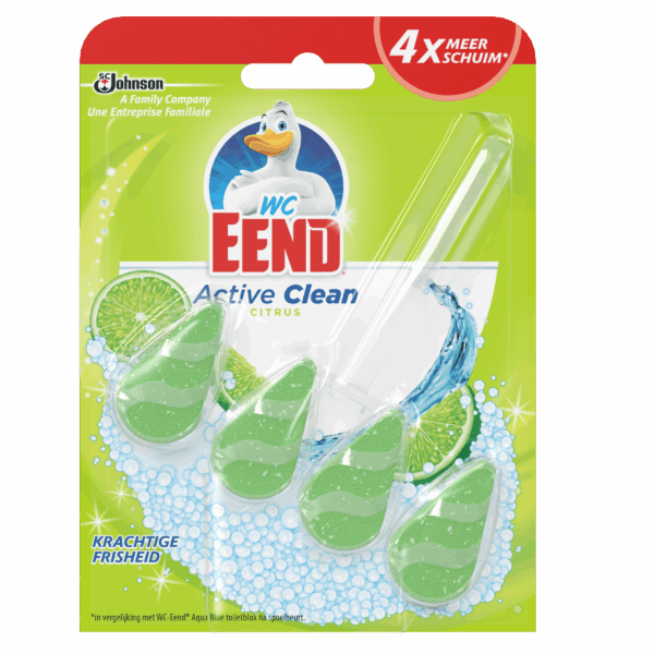 WC Eend Toiletblok Active Clean Citrus - PLUS