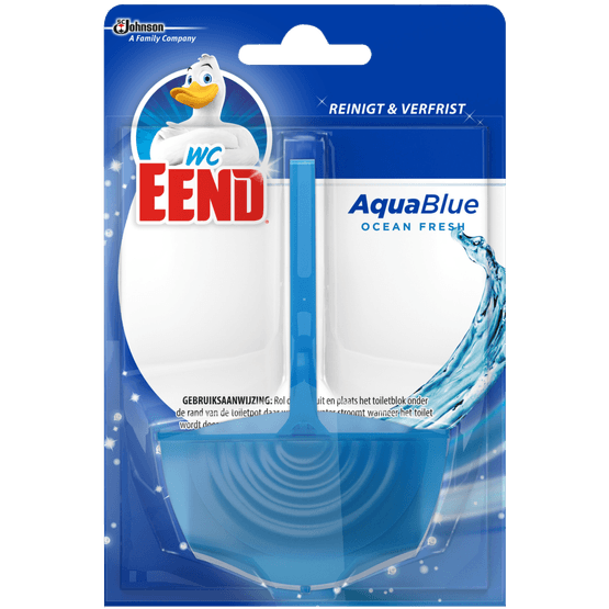 WC-Eend Toiletblok aqua blue 4 in 1 - Dirk