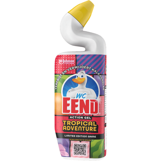 WC-eend Toiletreiniger action gel tropical - Dirk