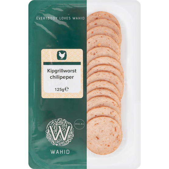 Wahid Kipgrillworst chilipeper - Dirk