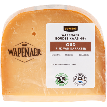 Wapenaer Goudse Kaas Oud 48+ Stuk ca. 386 g - JUMBO