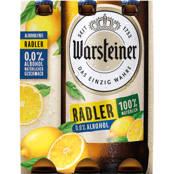 Warsteiner - Alcoholvrij Radler