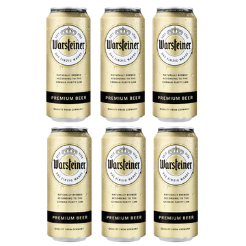 Warsteiner - Pils - Blik - 6 x 500ML - JUMBO