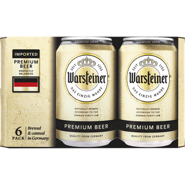 Warsteiner Premium Beer Blikken 6 x 330 ml - JUMBO