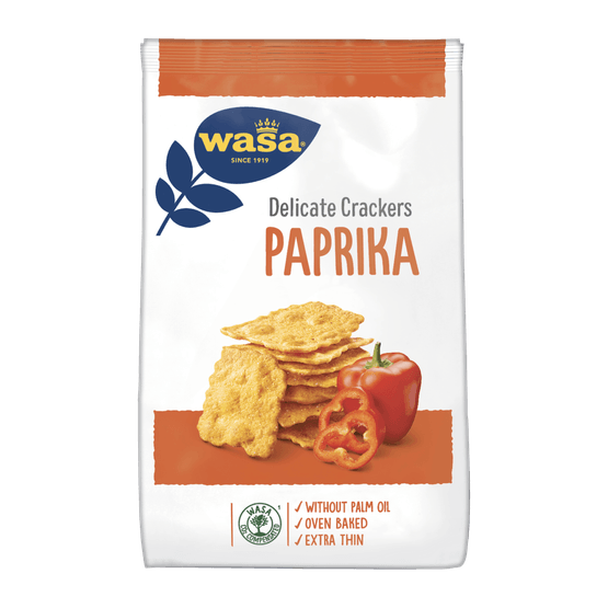 Wasa Delicate cracker paprika - Dirk