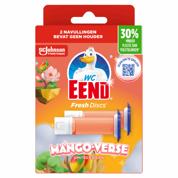 Wc Eend Fresh disc refill mango-verse - PLUS