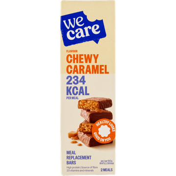 WeCare Flavour Chewy Caramel Meal Replacement Bars - JUMBO