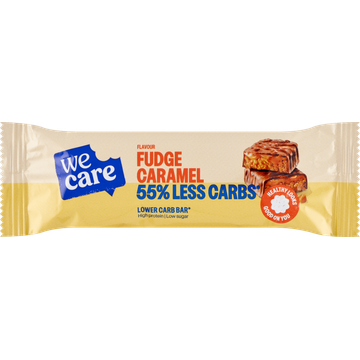 WeCare Lower Carb Bar Fudge Caramel - JUMBO