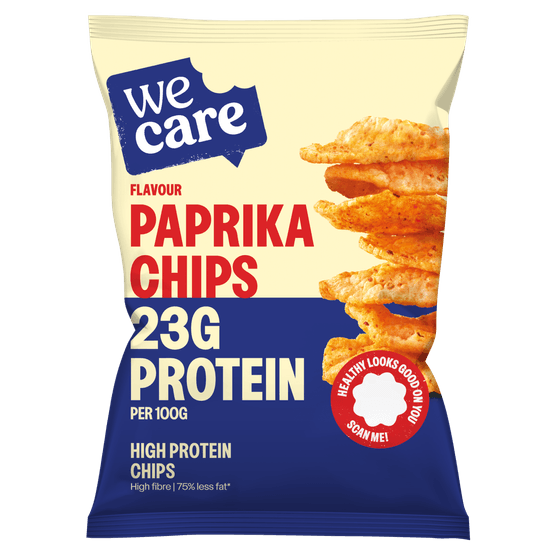 Wecare High protein chips paprika - Dirk