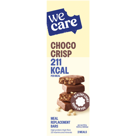 Wecare Maaltijdreep choco-crisp - Dirk