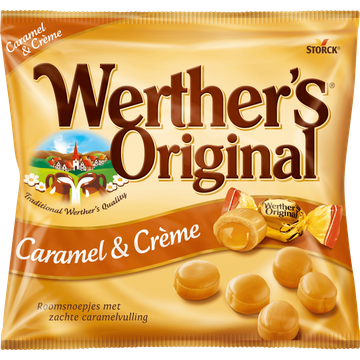 Werther's Original Roomsnoepjes Caramel & Crème Zak - JUMBO