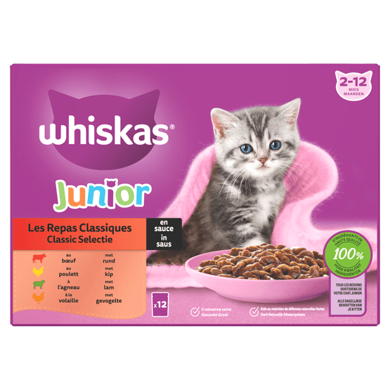 Whiskas Kattenvoer junior classic selectie - Dirk