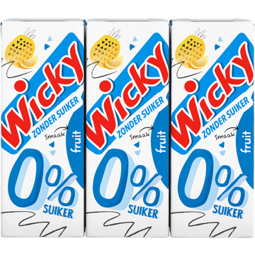 Wicky Fruit 0% Zonder Suiker - JUMBO